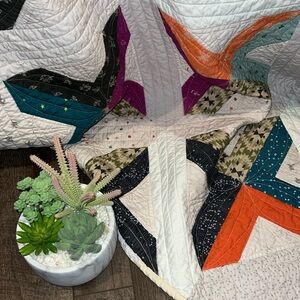 NWT Handmade custom quilt multicolored